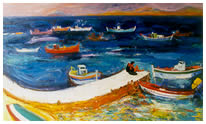 Lovers at Aiyki, Paros